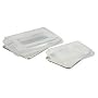 Nordic Ware 4 Piece Bakers Half and Quarter Sheet Combo Pack with Lids
