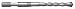 Powers Fasteners Spline Single Tip Carbide Drill Bit by Bosch