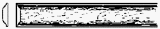 1/2X2X8' OAK CHAIR RAIL (House of Fara 9561)