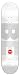 ALMOST Skateboards RODNEY MULLEN SUPER UBER LIGHT V3 Deck WHITE 7.7