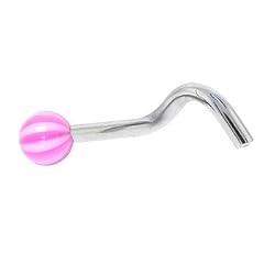 Flamingo Beach Ball Nose Ring