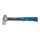 Westward 2DBR4 Ball Pein Hammer, 24 Oz, Fiberglass Handle