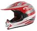 VCAN DOT Kids Youth Dirt Bike Helmet 310EC Red Graphic