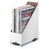 FELLOWES INC / Economy/Storage Magazine File, 3-7/8x9-1/4x11-3/4,White / FEL00723 / Sold as 1 Each / Mfr Part # 00723