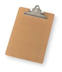 Dakota Designs 2LJY1 Clipboard, Masonite, Letter, Brown