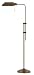 Cal Lighting BO-117FL-RU Pharmacy Floor Lamp, Rust