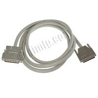 SCSI4 VHDCI 0.8 mm to High Pitch DB50 Male Cable 6ft OFFSET