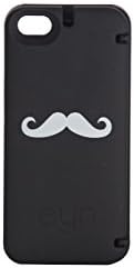 EYN Products iPhone Carrying Case for 5 and 5S - Black Mustache