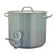 8 Gal Beer Brewing Kettle w/ Valve & Thermometer