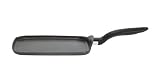 T-fal A8211394 Initiatives Oven Safe Nonstick Inside and Out 10.25-Inch Square Griddle Dishwasher Safe Cookware, Grey