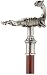 34-36 Italian Pewter Collectible Gargoyle Dragon Pewter Walking Stick