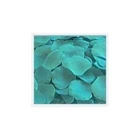 Silk Rose Petals - TEAL - 200 petals per bag