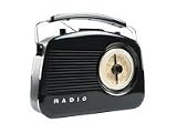 KOENIG Retro Radio schwarz design am fm 50er Jahre