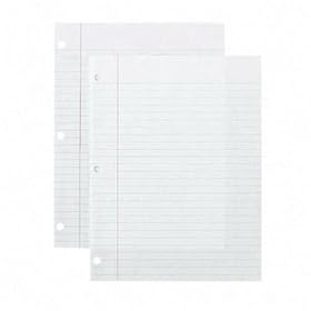 Filler Paper, Wide Ruled, 10 1/2"x8", 150/Pack, White (SPR82121) Category: Filler Paper