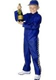 Child's Blue Racing Driver Costume