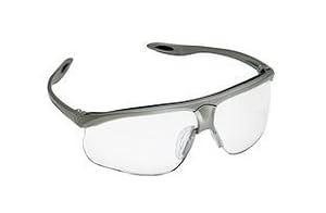 3M Maxim Sport Safety Glasses With Silver And Blue Frame And Clear RAS Anti-Scrach Lens