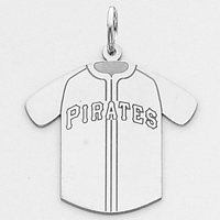 Sterling Silver Pittsburgh Pirates Large Name Jersey Charm