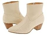 Six inch demi boot inside zipper with snakeskin and calf leather. Synthtic sole. $99