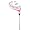 Golf Girl FWS2 PETITE Lady Pink Hybrid Club Set & Cart Bag