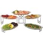 CreativeWare 5 Station Unbreakable Polycarbonate Buffet Server