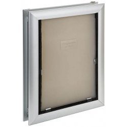 Door Mount Pet Door - Dual Flap - Large (Aluminum) (19.75