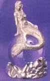 Diamond-Cut Mermaid Crystal Topper