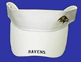 Baltimore Ravens White Embroidered Visor