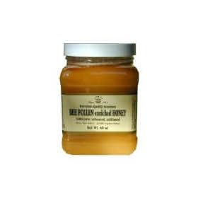 RAW HONEY ENRICHED WITH BEE POLLEN 5-LB