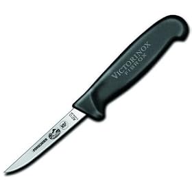 Chicken Deboning Knife, Black Fibrox, 3 in. - Boning by BigTSports