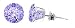 Sterling Silver 5 MM Round Lavender Cubic Zirconia Stud Post Friction Back Earrings