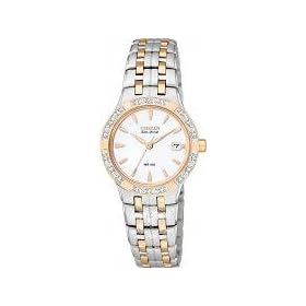 Citizen Ladies Eco-Drive Silhouette Diamond Watch Ew0966-58A
