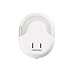 Leviton OUTLT-AMB Outlet Saver, Automatic On/Off Night Light, Amber LED with 15 Amp Outlet, White