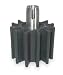 Dayton 3ACD7 Impeller/Sleeve Assy, Neoprene, For 3ACD3