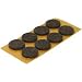 50 x 30mm Anti-scratch felt pads Furniture gliders on laminate, Tile or wooden floors