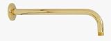 10 Polished Brass Shower Head Arm Pipe Tube and Flange