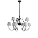 Studio 9-Light Retro Chandelier by Visual Comfort