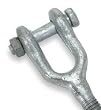 Industrial Grade 2ULV6 Jaw End Fitting, Right, Dia 1 1/4In, 18 In