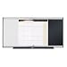 Quartet CBD543A Quartet 3-in-1 Board, Embossed Foam, 35x24, BLK/WE, GY Aluminum/Plastic Frame