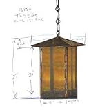 10Sq Church Street Lantern Pendant Ceiling Fixture