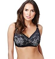 Total Support Non-Wired Overlaid Lace B-E Bra