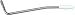 ProLine Strat Tremolo Arm White