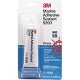 White 3M Marine 5200 Adhesive / Sealant 3 oz. tube