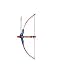 Marshmallow Fun Co Bow and Mallow - Classic - Red and Blue