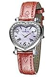 Corum 024-183-47-0058-PN96 Heart Pink Mother-of-Pearl Dial Leather Women's Watch