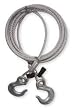Industrial Grade 1DLK5 Towing Cable, 5/16 In Dia, 20 Ft Long