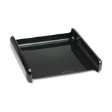Rubbermaid 15671 Image series self-stacking desk tray, front load, letter size, black