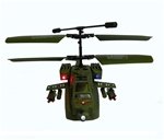 408 Mini Apache Gunship Gyroscope 3.5 Channel Infrared Helicopter