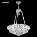James R. Moder - 94138: Jacqueline Collection - 6 Lite Crystal Semi-Flush Chandelier