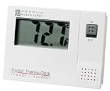 Oregon Scientific Indoor/Outdoor Digital Thermometer with clock