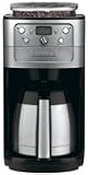 Cuisinart DGB-900BC Grind-and-Brew Thermal 12-Cup Automatic Coffeemaker, Brushed Chrome/Black